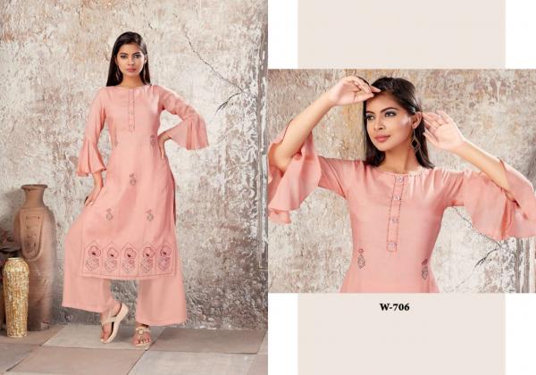 Snapstyle Malang-Viscose-Kurti-With-Bottom